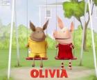 Olivia e Giuliano sull'altalena