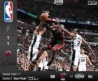 2014 NBA le finali, 2° partita, Miami Hea 98 - San Antonio Spurs 96