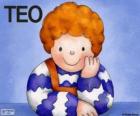 Teo, un personaggio dai libri per bambini di Violeta Denou