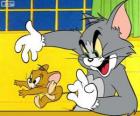 Tom il gatto catturare il topo Jerry