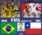 Brasile - Cile, ottavi di finale, Brasile 2014