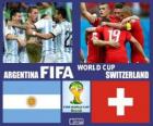 Argentina - Svizzera, ottavi di finale, Brasile 2014