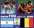 Argentina - Belgio, quarti di finale, Brasile 2014