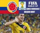 Scarpa di James Rodriguez, Scarpa d'oro. Mondiali di calcio Brasile 2014