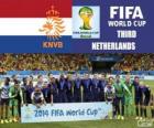 Olanda 3 ° classificato del Mondiali di calcio Brasile 2014