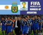 Argentina 2 ° classificato nel Mondiali di calcio Brasile 2014