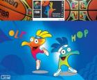 Ole e Hop, mascotte del Campionato mondiale di pallacanestro 2014