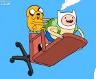 Finn e Jake volare