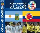 Quarti di finale, Argentina vs Colombia, Coppa America Cile 2015