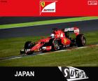 Sebastian Vettel, Ferrari, Gran Premio del Giappone 2015, terzo posto