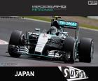 Nico Rosberg, Mercedes, Gran Premio del Giappone 2015, secondo posto