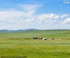 La steppa della Mongolia