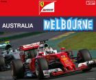 Sebastian Vettel, terzo nel Grand Prix di Australia 2016 con la sua Ferrari