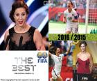 Carli Lloyd, miglior giocatore mondiale dell'anno FIFA 2016, suo secondo premio consecutivo (2016, 2015)