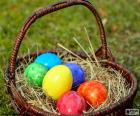 Cestino delle uova di Pasqua