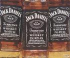 Logo del Jack Daniel's, distilleria e la marca di whisky del Tennessee, fondata da Jack Daniel nel 1866, Stati Uniti