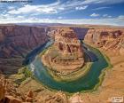 L'Horseshoe Bend è un meandro del fiume Colorado, Arizona, Stati Uniti