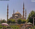 La Moschea blu o Sultanahmet camii è una dei grandi moschee di Istanbul, situato nella parte europea, Turchia