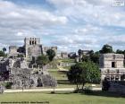 Rovine Maya di Tulum si trovano su una scogliera affacciata sul mare dei Caraibi in Messico, fu un importante centro di culto