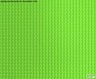 Piastra base verde LEGO