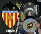 Valencia CF campione Copa del Rey 2018-2019, dopo aver sconfitto FC Barcelona 2-1 e ottenere la sua 8 Copa del Rey