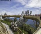 Ponte dorato di Da Nang, Vietnam