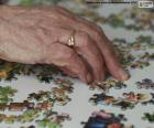 Persona anziana, puzzle