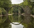 Ponte del Diavolo di Rakotzbrucke, Germania