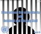 Giornata internazionale di solidarietà con il personale detenuto e scomparso