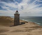 Rubjerg Knude è un faro abbandonato sull'isola di Vendsyssel-Thy in Danimarca