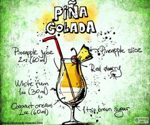 Rompicapo di Ricetta di Piña Colada