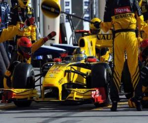 Rompicapo di Robert Kubica - Renault - Bahrain 2010