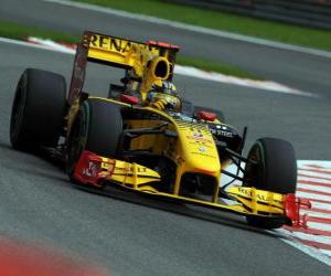 Rompicapo di Robert Kubica - Renault - Spa-Francorchamps 2010