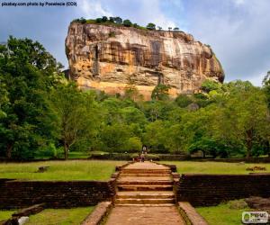 Rompicapo di Roccia di Sigiriya, Sri Lanka