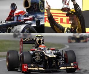 Rompicapo di Romain Grosjean - Lotus - Gran Premio del Canada (2012) (2 ° posizione)