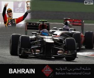 Rompicapo di Romain Grosjean - Lotus - Gran Premio Bahrain 2013, 3 ° classificato