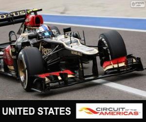 Rompicapo di Romain Grosjean - Lotus - Gran Premio di Stati Uniti 2013, 2º classificato