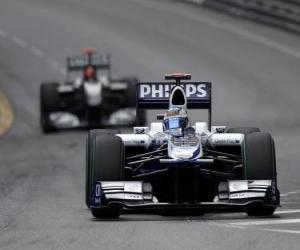 Rompicapo di Rubens Barrichello - Williams - Monte-Carlo 2010