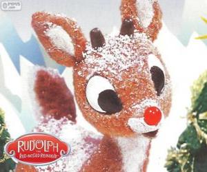 Rompicapo di Rudolph, la piccola renna con naso rosso