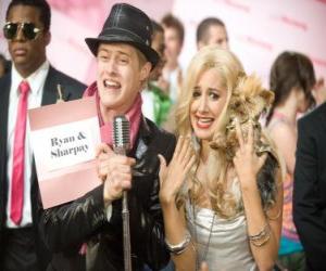 Rompicapo di Ryan Evans (Lucas Grabeel), Sharpay Evans (Ashley Tisdale) eccitato