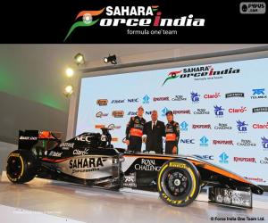 Rompicapo di Sahara Force India F1 team 2015