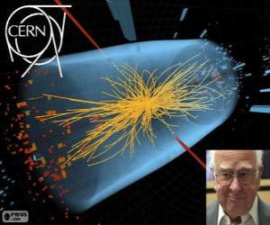 Rompicapo di Scoperta della particella di Higgs Boson chiamato particella di Dio (Peter Higgs)