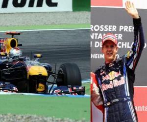 Rompicapo di Sebastian Vettel - Red Bull - Hockenheim, Gran Premio di Germania (2010) (classificata 3 °)