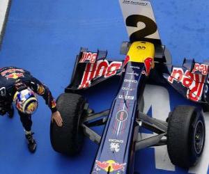 Rompicapo di Sebastian Vettel - Red Bull - Shanghai, Cina Grand Prix (2011) (2 ° posto)