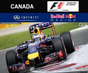 Rompicapo di Sebastian Vettel - Red Bull - Gran Premio del Canada 2014, 3 ° classificato