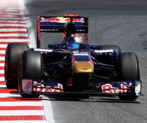 Rompicapo di Sebastien Buemi - Toro Rosso - Barcellona 2011