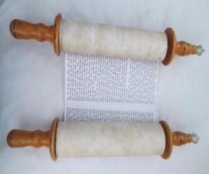 Rompicapo di Sefer Torah, un rotolo di Torah