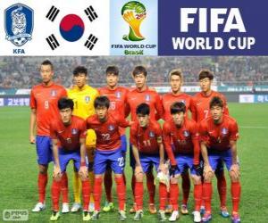 Rompicapo di Selezione della Corea del Sud, gruppo H, Brasile 2014