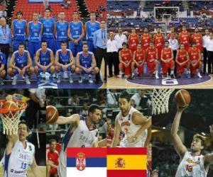 Rompicapo di Serbia - Spagna, quartos di finale, 2010 Campionato mondiale di pallacanestro maschile Turchia