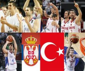 Rompicapo di Serbia - Turchia, le semifinali, 2010 mondiale di pallacanestro maschile Turchia